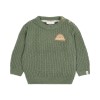 Groen gebreide trui - Knitted sweater sage